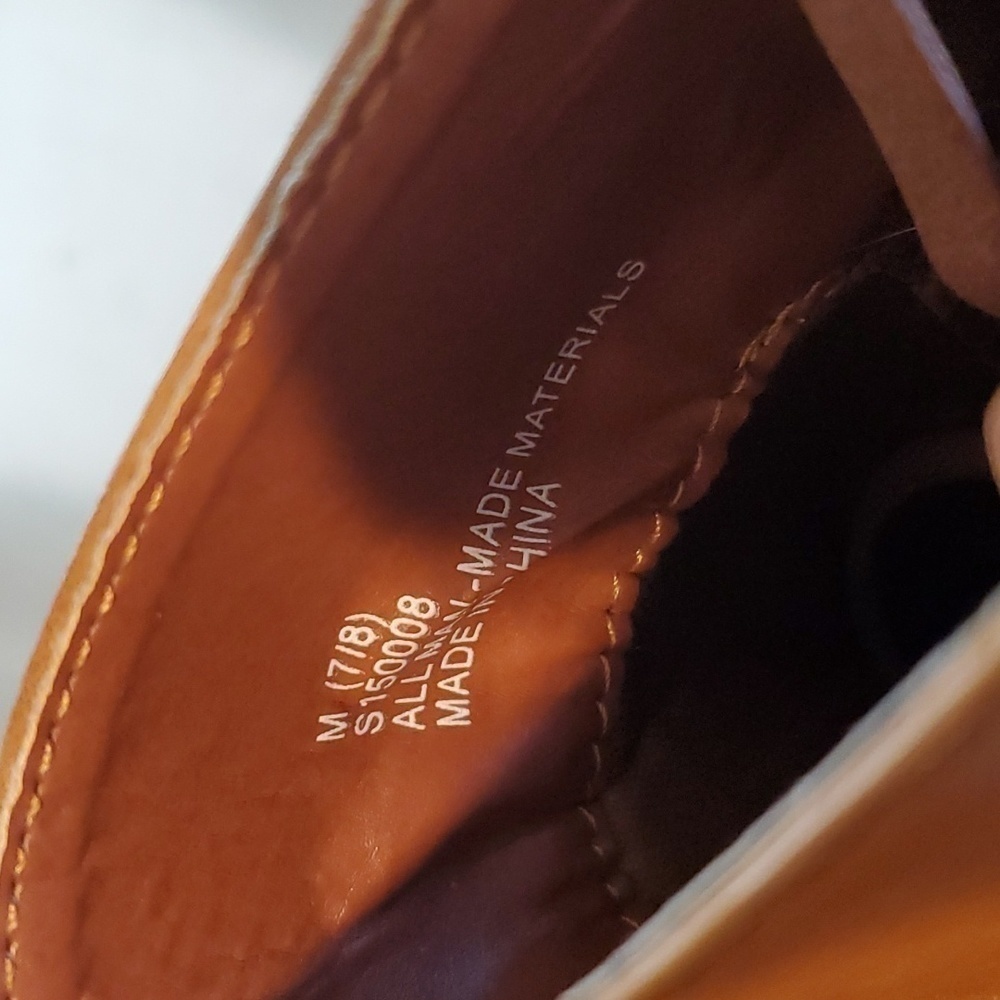 ETC!- Womens 2 toned Strappy Ankle boots Block Heel lace up back New! Sz.7 - Picture 7 of 10